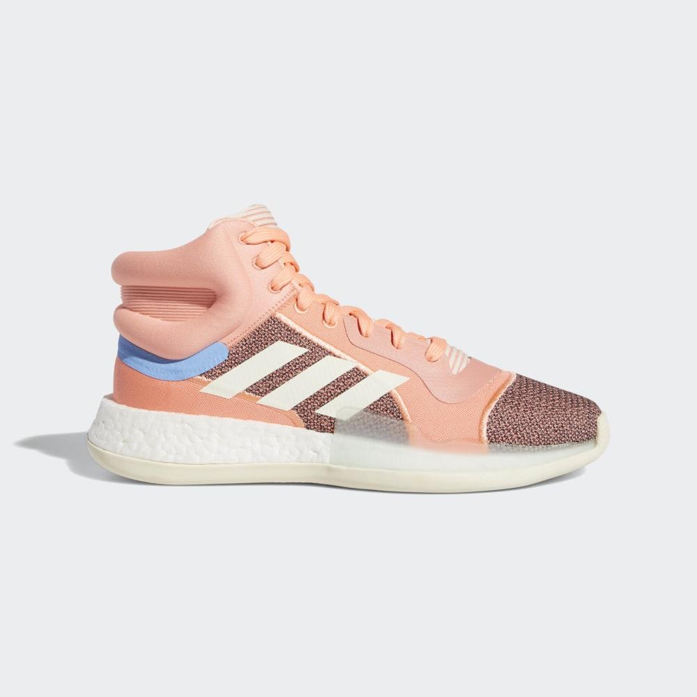 Adidas Men's Marquee Boost Basketball Shoes Orange/Cream White/Light Blue Ireland G27736